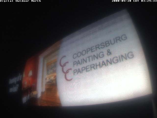 Camera localcam: Live Image.